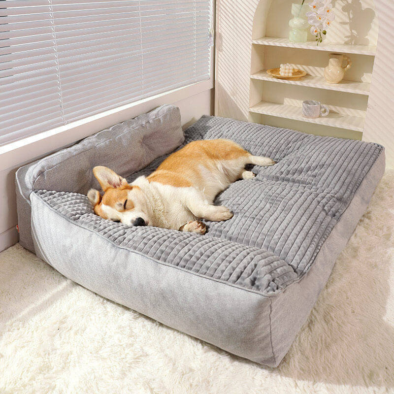 All-Season Plush Pet Pillow Bed – With Neck Support